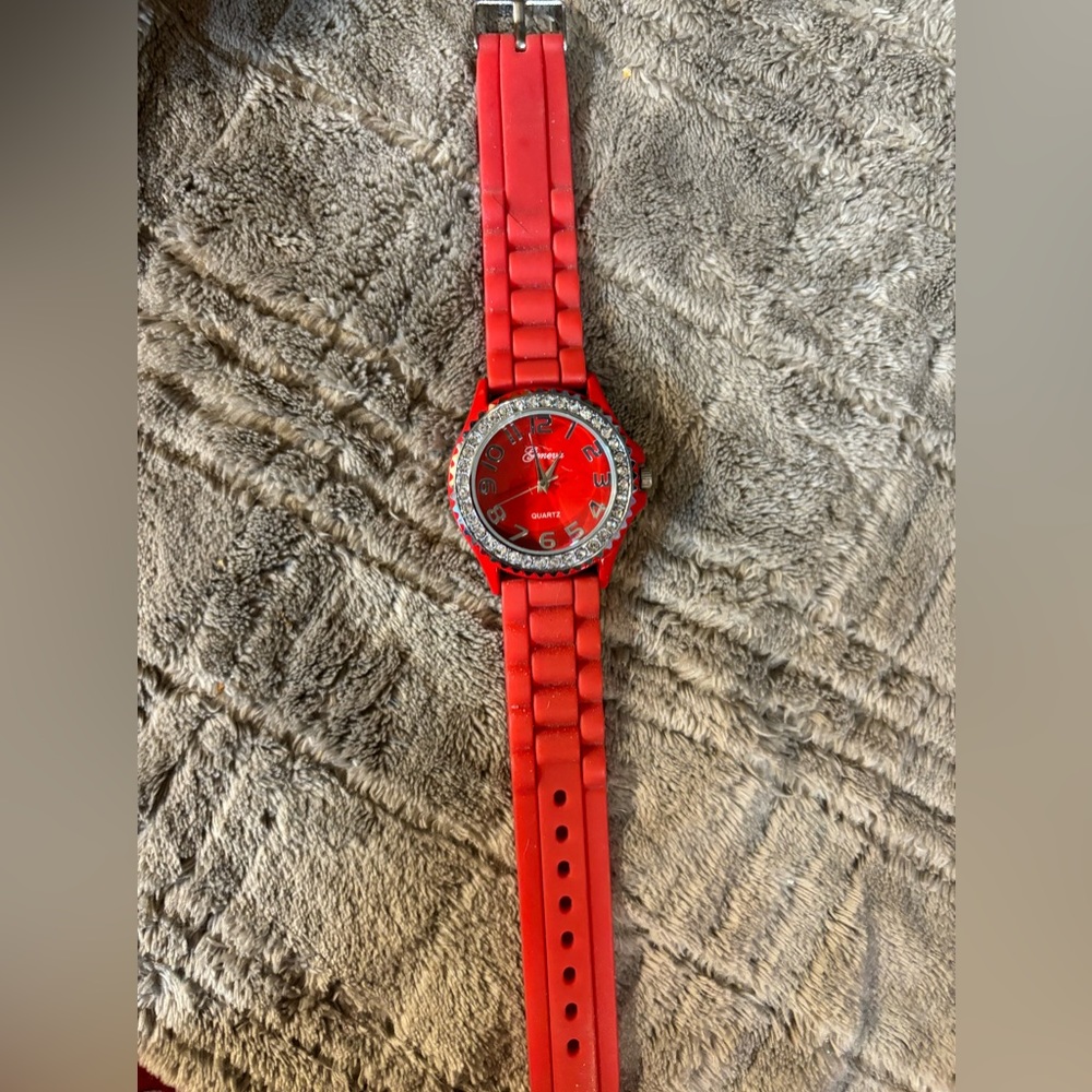Beautiful red watch